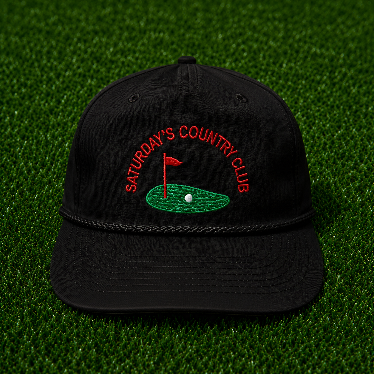 Retro Soft Saturday's Golf Greens Hat