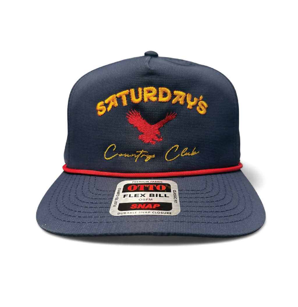 Saturday's Navy Eagle Snapback