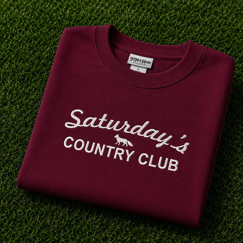 Fox Emblem Embroidery Tshirt